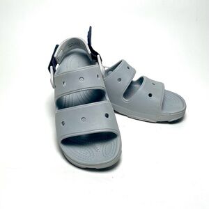 Crocs Adult Unisex Classic All-Terrain Sandals Men's Size 5 Women’s Size 7 Gray